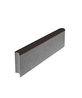 Бордюр шарнирный 500*200*80мм Стандарт Коричневый с неполным прокрасом